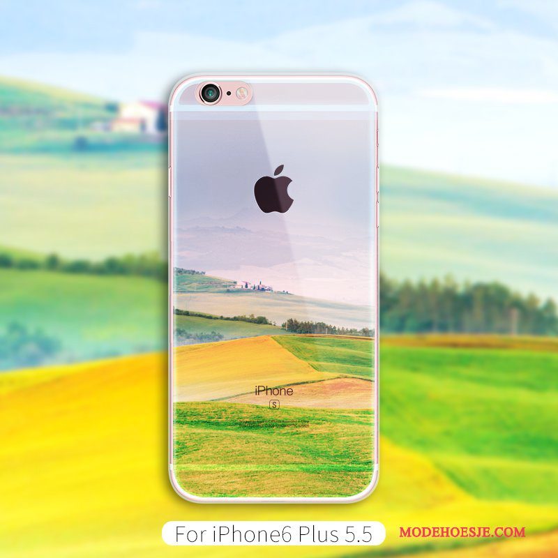 Hoesje iPhone 6/6s Scheppend Telefoon Trend, Hoes iPhone 6/6s Groen Kunst