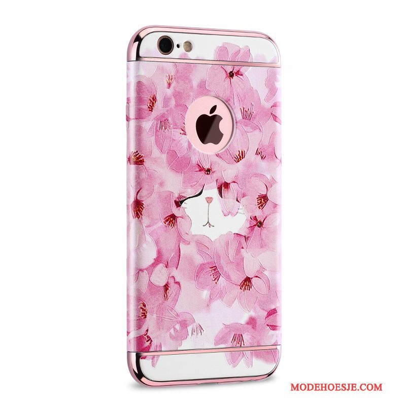 Hoesje iPhone 6/6s Siliconen Roze Vers, Hoes iPhone 6/6s Mini Hard