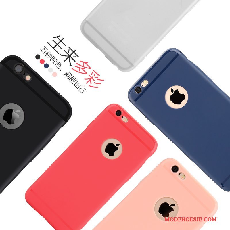 Hoesje iPhone 6/6s Siliconen Schrobben Dun, Hoes iPhone 6/6s Bescherming Telefoon Anti-fall