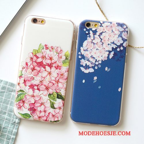 Hoesje iPhone 6/6s Zacht Kunsttelefoon, Hoes iPhone 6/6s Siliconen Roze Nieuw