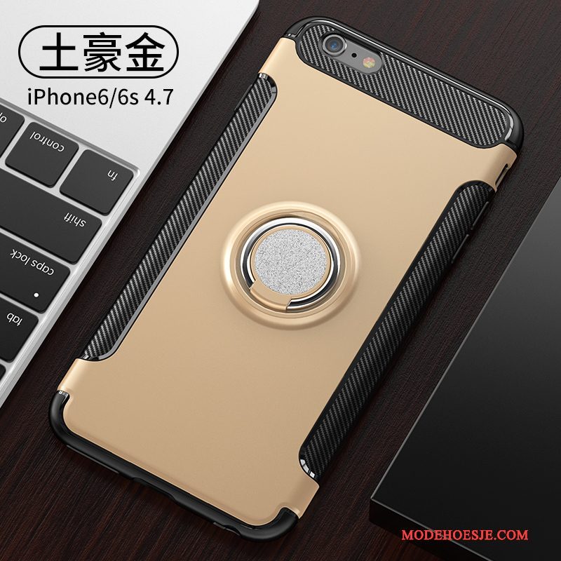 Hoesje iPhone 6/6s Zakken Trendy Merk Goud, Hoes iPhone 6/6s Ondersteuning Persoonlijk Ring