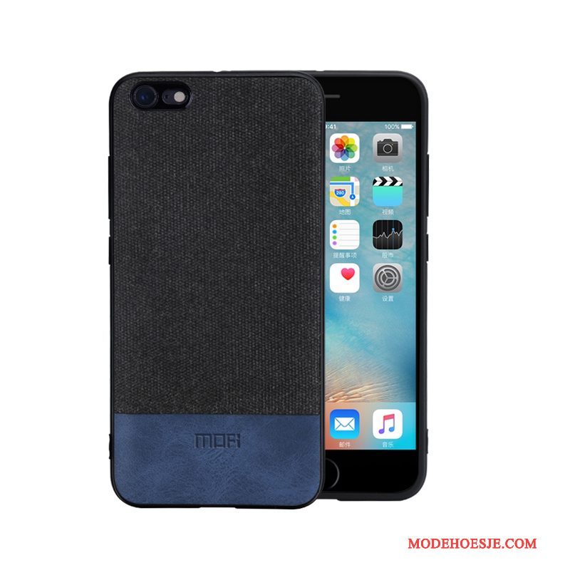 Hoesje iPhone 6/6s Zakken Zwarttelefoon, Hoes iPhone 6/6s Siliconen Trend Anti-fall