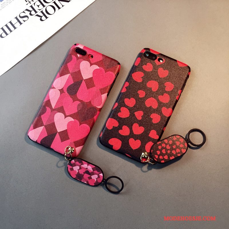 Hoesje iPhone 6/6s Zijde Hart Nieuw, Hoes iPhone 6/6s Trend Rood