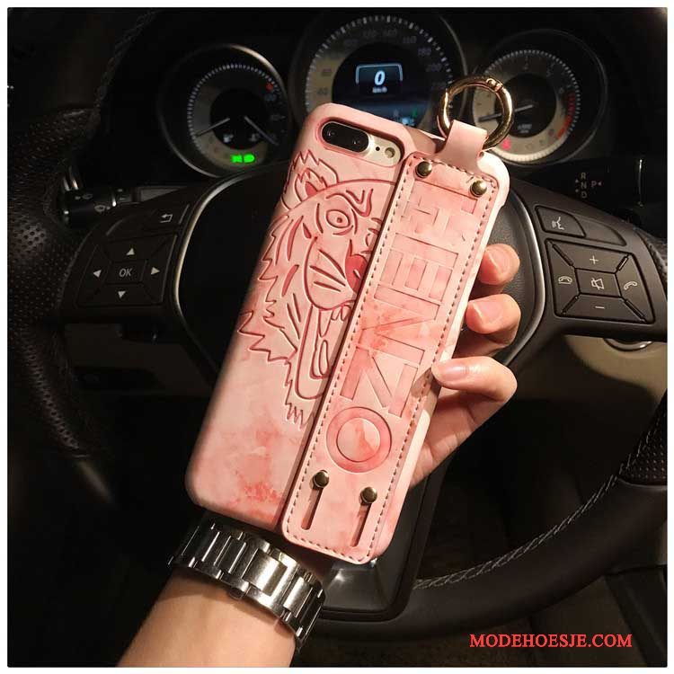 Hoesje iPhone 7 Bescherming Roze Dun, Hoes iPhone 7 Persoonlijk Lovers