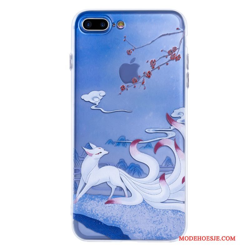 Hoesje iPhone 7 Bescherming Telefoon Anti-fall, Hoes iPhone 7 Chinese Stijl Kunst