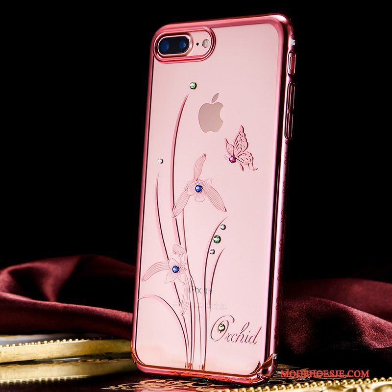 Hoesje iPhone 7 Luxe Dun Nieuw, Hoes iPhone 7 Strass Anti-fall Hard