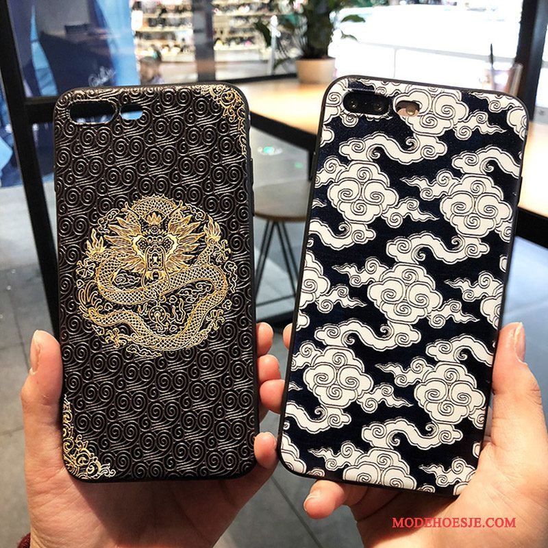 Hoesje iPhone 7 Plus Bescherming Telefoon Anti-fall, Hoes iPhone 7 Plus Zakken Nieuw Dragon Patroon