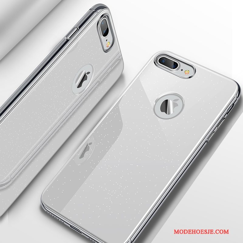 Hoesje iPhone 7 Plus Scheppend Persoonlijktelefoon, Hoes iPhone 7 Plus Dun Zilver