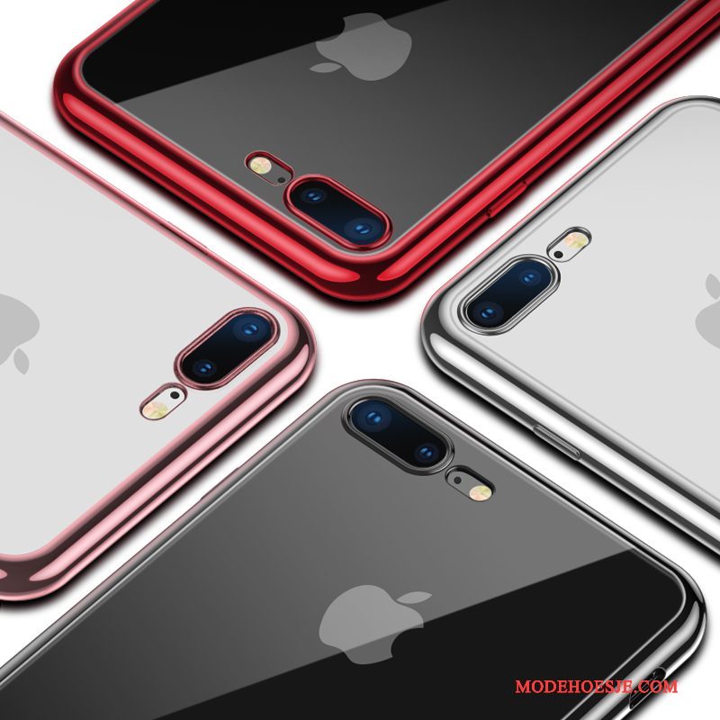 Hoesje iPhone 7 Plus Siliconen Anti-fall Doorzichtig, Hoes iPhone 7 Plus Zakken Telefoon