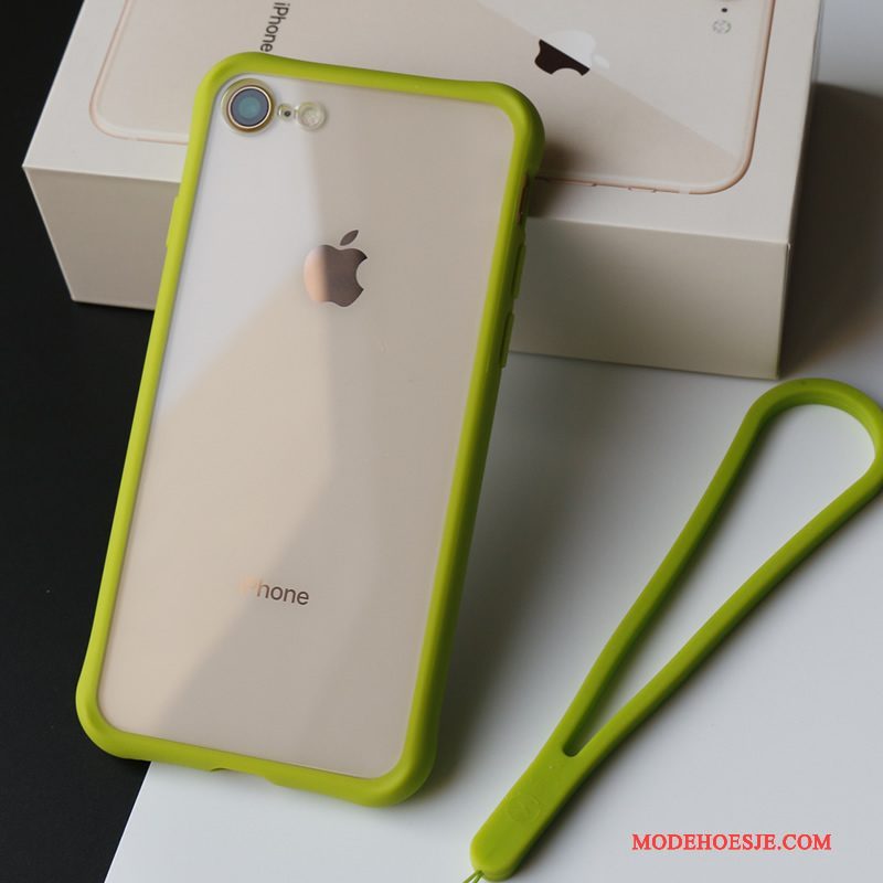 Hoesje iPhone 8 Groentelefoon, Hoes iPhone 8 Doek Anti-fall