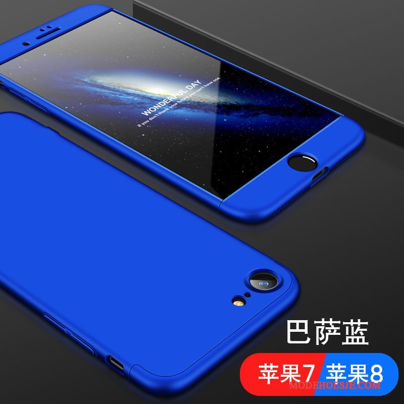 Hoesje iPhone 8 Plus Zakken Anti-falltelefoon, Hoes iPhone 8 Plus Bescherming Blauw