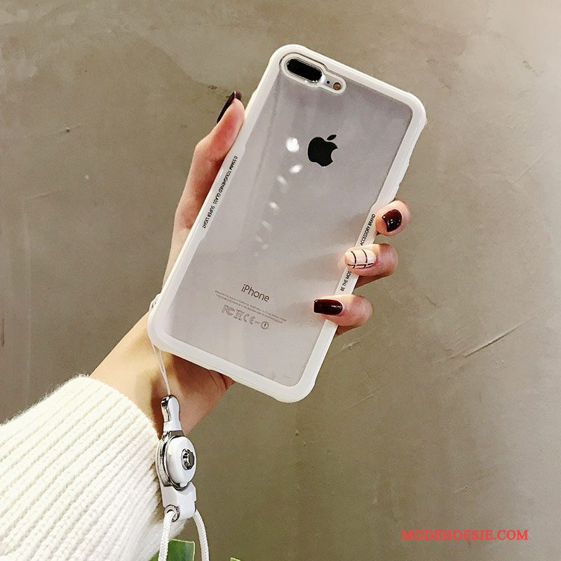 Hoesje iPhone 8 Scheppend Hanger Doorzichtig, Hoes iPhone 8 Bescherming Wit Trendy Merk
