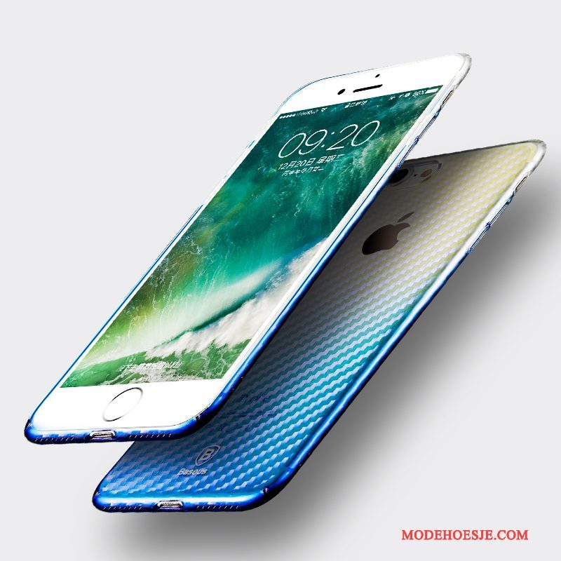 Hoesje iPhone 8 Zakken Doorzichtig Blauw, Hoes iPhone 8 Nieuwtelefoon
