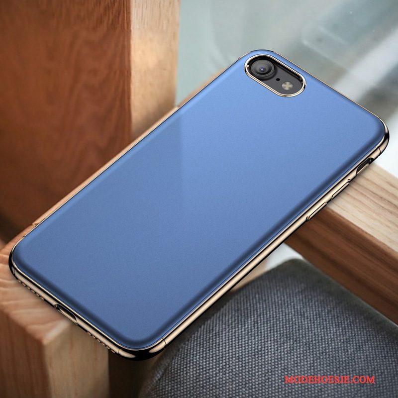 Hoesje iPhone 8 Zakken Hard Blauw, Hoes iPhone 8 Schrobbentelefoon