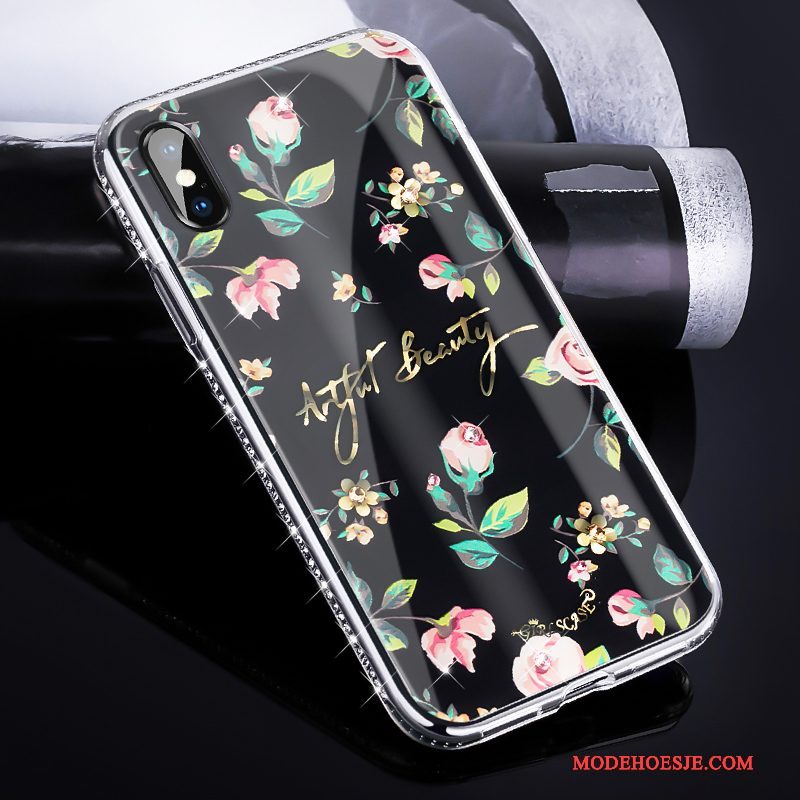 Hoesje iPhone X Kleur Telefoon Anti-fall, Hoes iPhone X Zakken Trendy Merk Nieuw