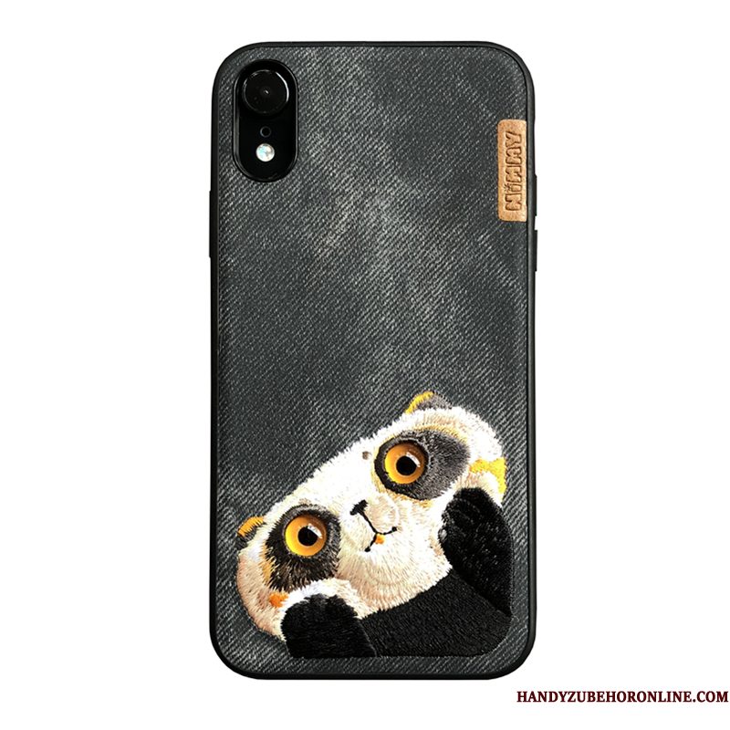 Hoesje iPhone Xr Spotprent Beren Hond, Hoes iPhone Xr Telefoon Trendy Merk