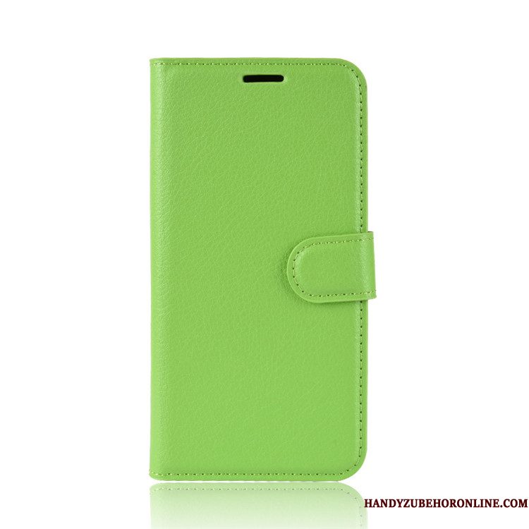 Hoesje iPhone Xs Max Leer Trend Groen, Hoes iPhone Xs Max Folio