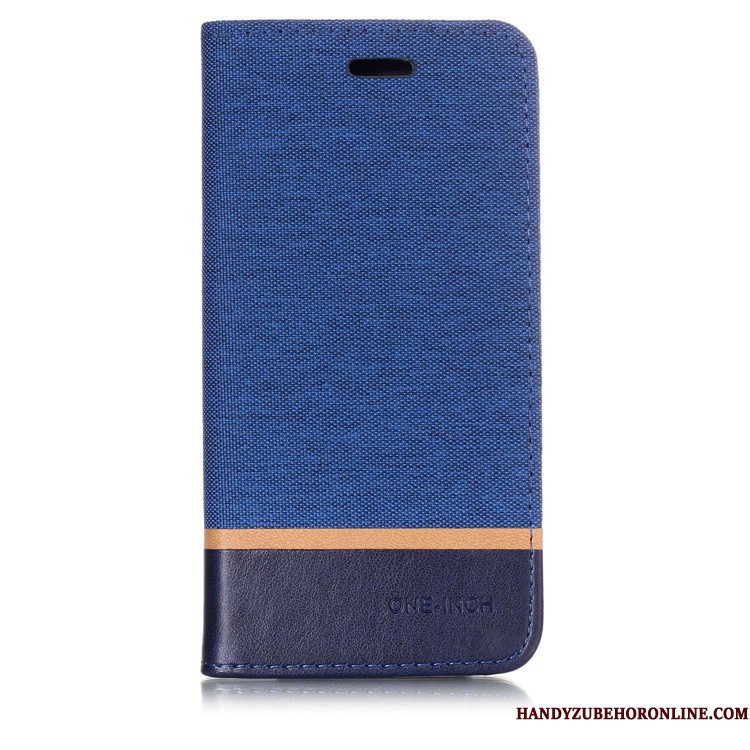 Hoesje iPhone Xs Max Portemonnee Blauwtelefoon, Hoes iPhone Xs Max Leer