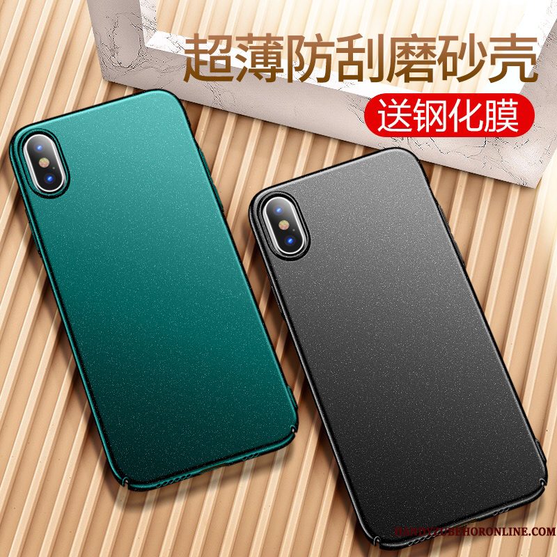 Hoesje iPhone Xs Max Scheppend Trend Groen, Hoes iPhone Xs Max Siliconen Dun Accessoires