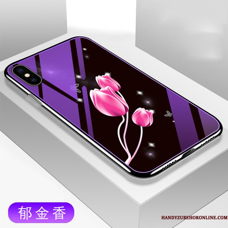 Hoesje iPhone Xs Zakken Telefoon Trendy Merk, Hoes iPhone Xs Bescherming Anti-fall Plating