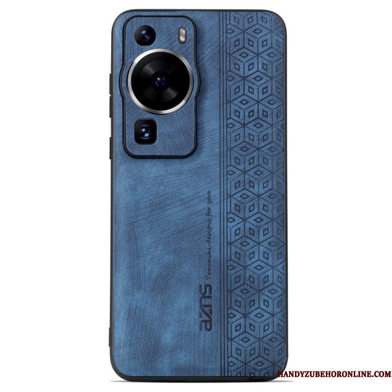 Hoesje voor Huawei P60 Pro Azns Ledereffect