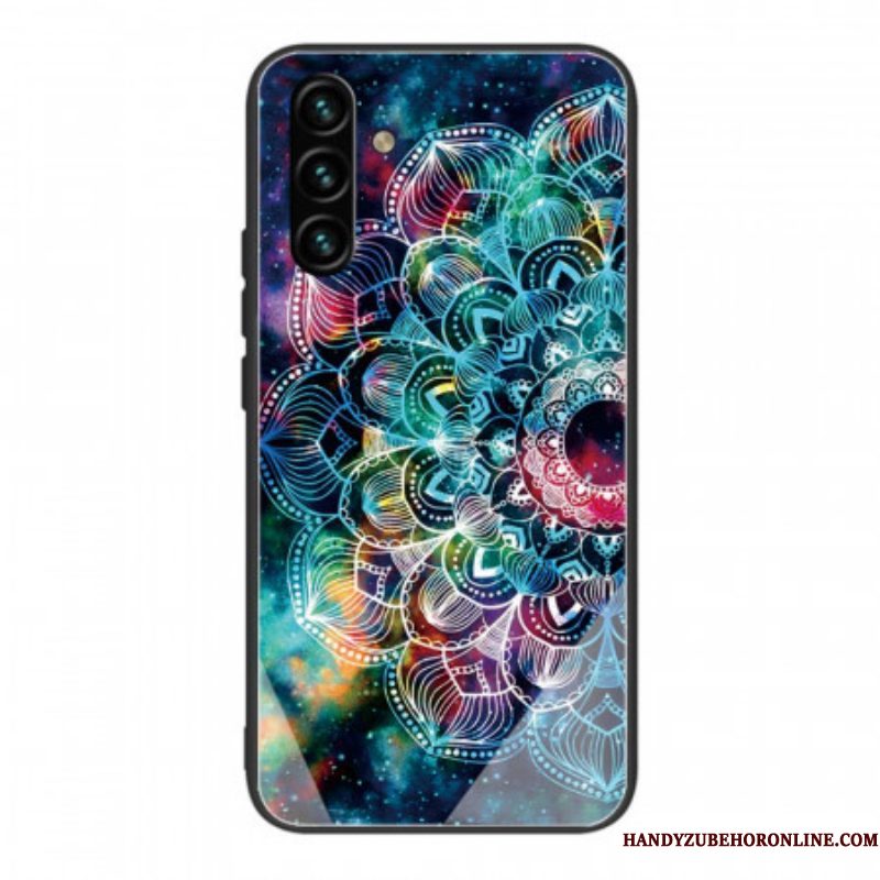 Hoesje voor Samsung Galaxy A13 5G / A04s Marmer Gehard Glas