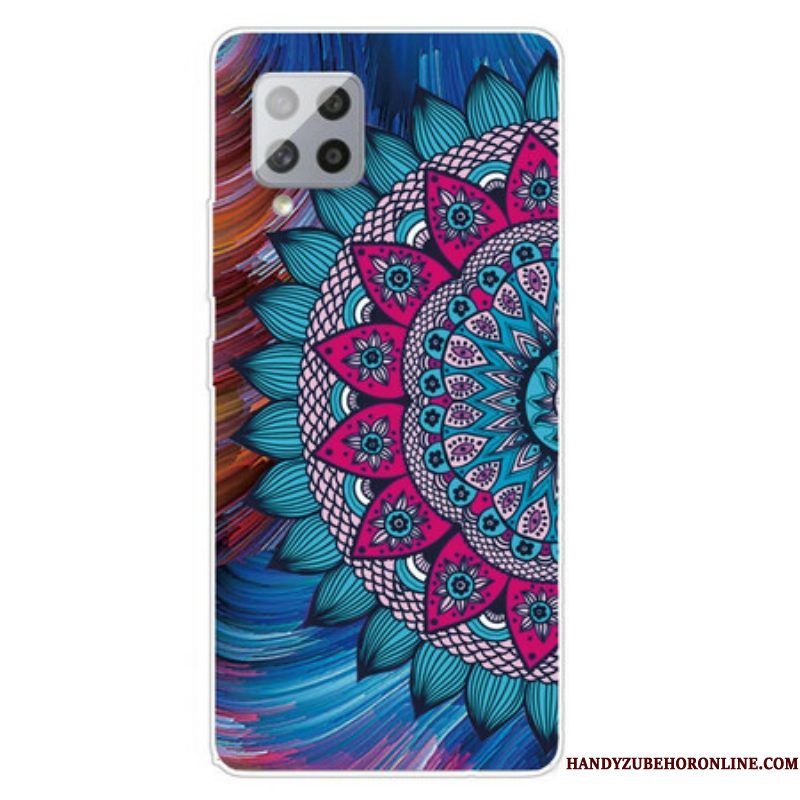 Hoesje voor Samsung Galaxy A42 5G Kleurrijke Mandala