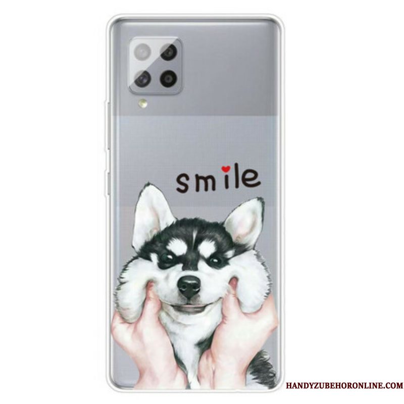 Hoesje voor Samsung Galaxy A42 5G Lach Hond