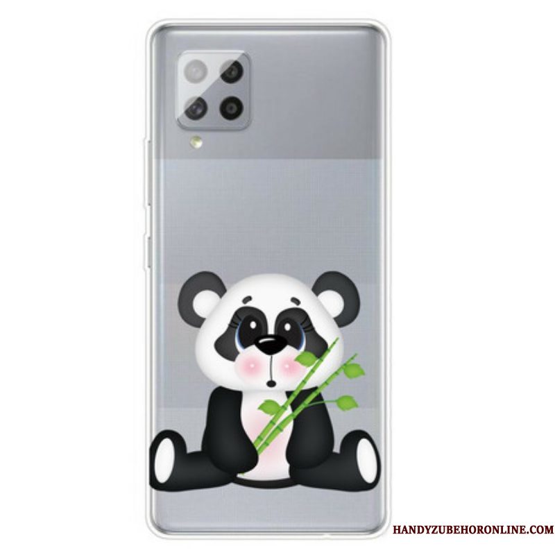 Hoesje voor Samsung Galaxy A42 5G Naadloze Trieste Panda