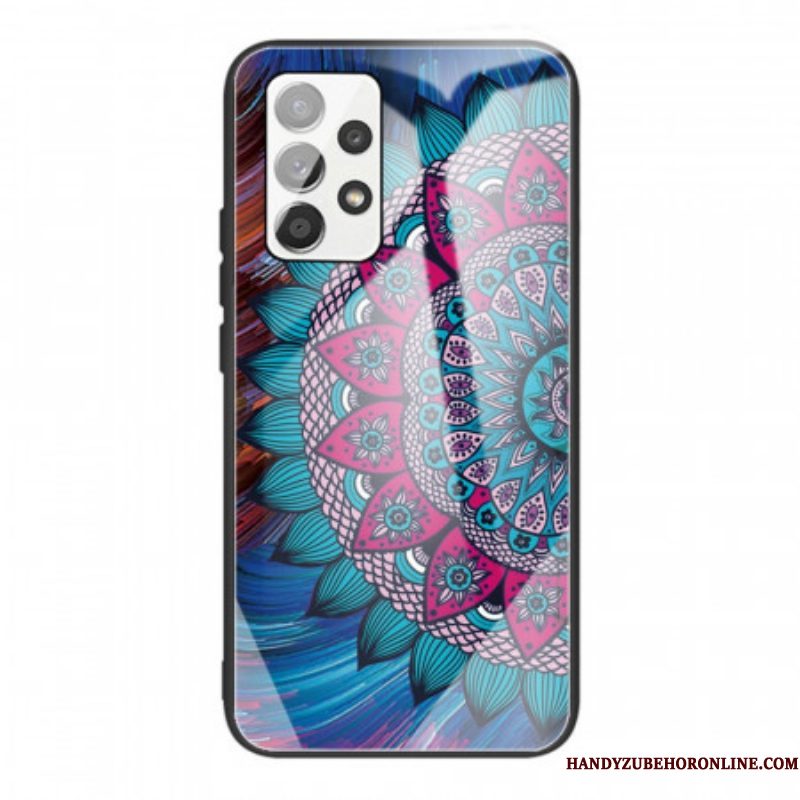 Hoesje voor Samsung Galaxy A53 5G Mandala Gehard Glas