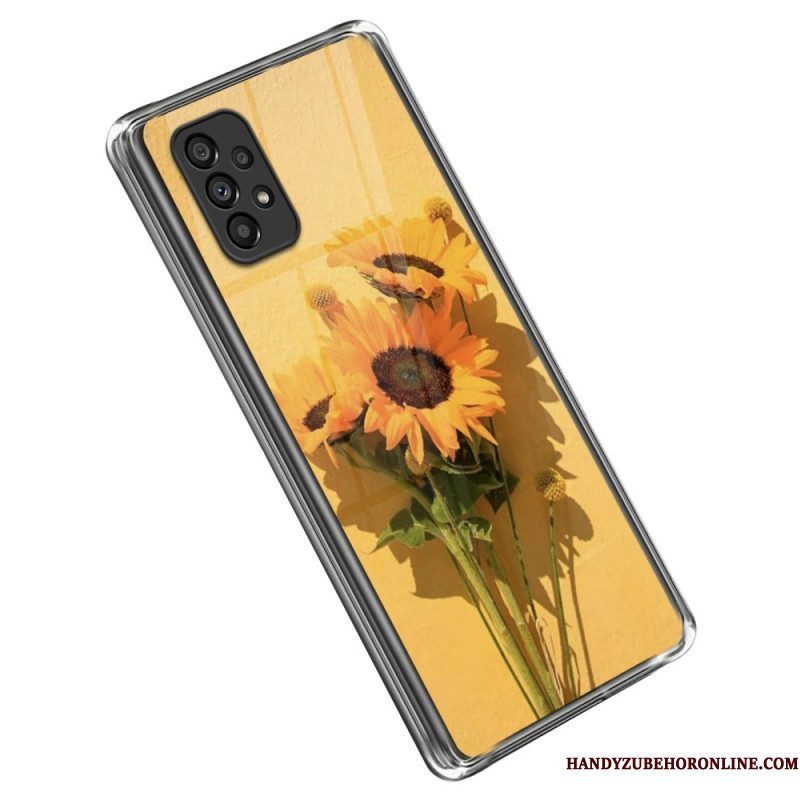 Hoesje voor Samsung Galaxy A53 5G Zonnebloemen