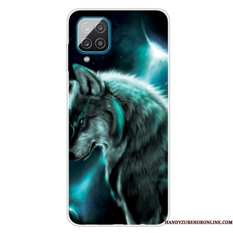 Hoesje voor Samsung Galaxy M12 / A12 Koninklijke Wolf