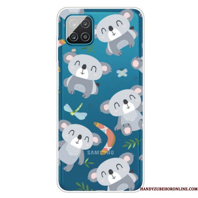 Hoesje voor Samsung Galaxy M12 / A12 Leuke Koala's