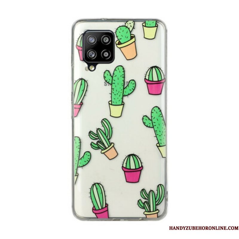 Hoesje voor Samsung Galaxy M12 / A12 Mini Cactussen