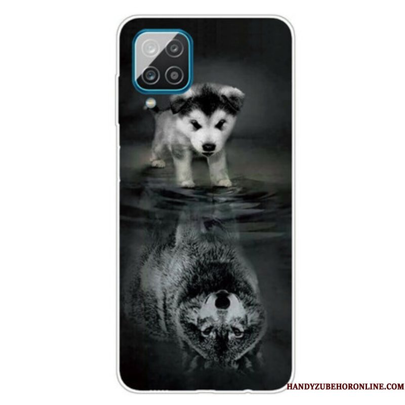 Hoesje voor Samsung Galaxy M12 / A12 Puppy-droom