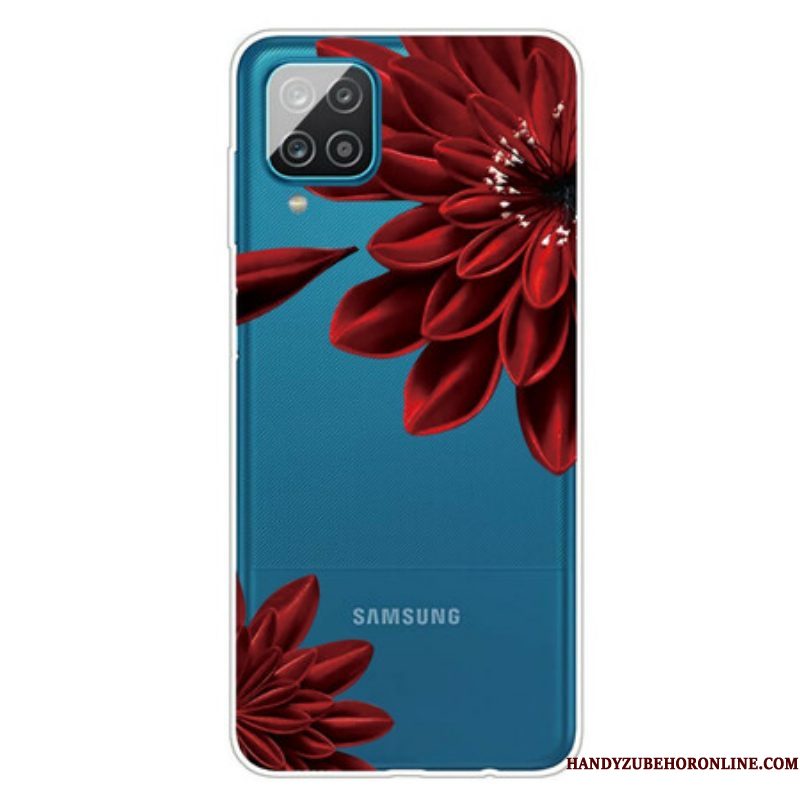 Hoesje voor Samsung Galaxy M12 / A12 Wilde Bloemen