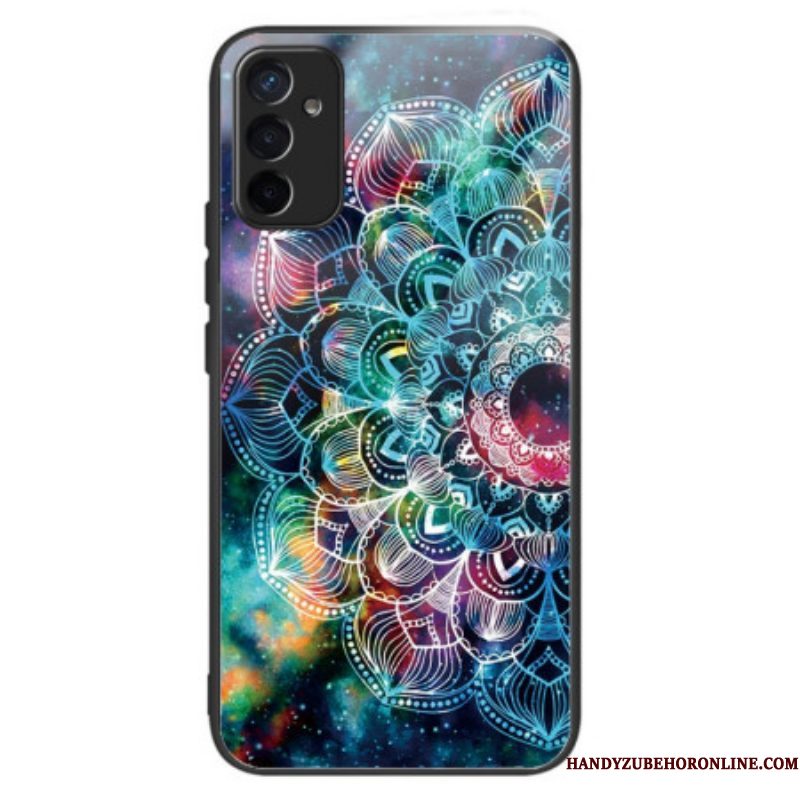 Hoesje voor Samsung Galaxy M13 Mandala Gehard Glas