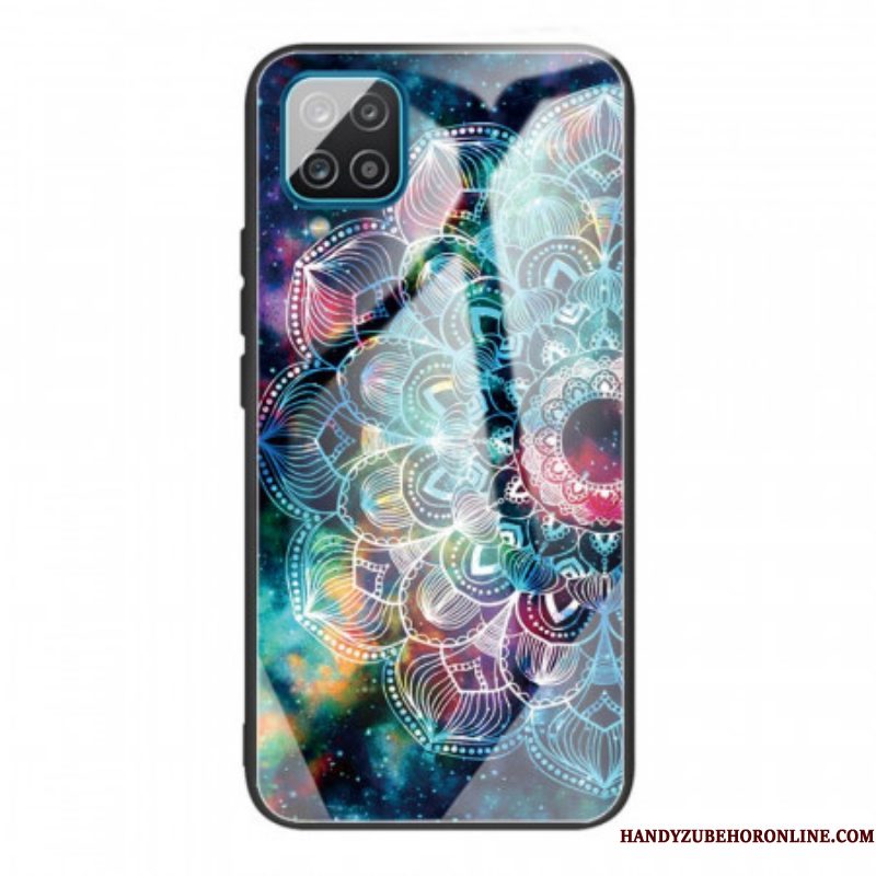 Hoesje voor Samsung Galaxy M32 Mandala Gehard Glas