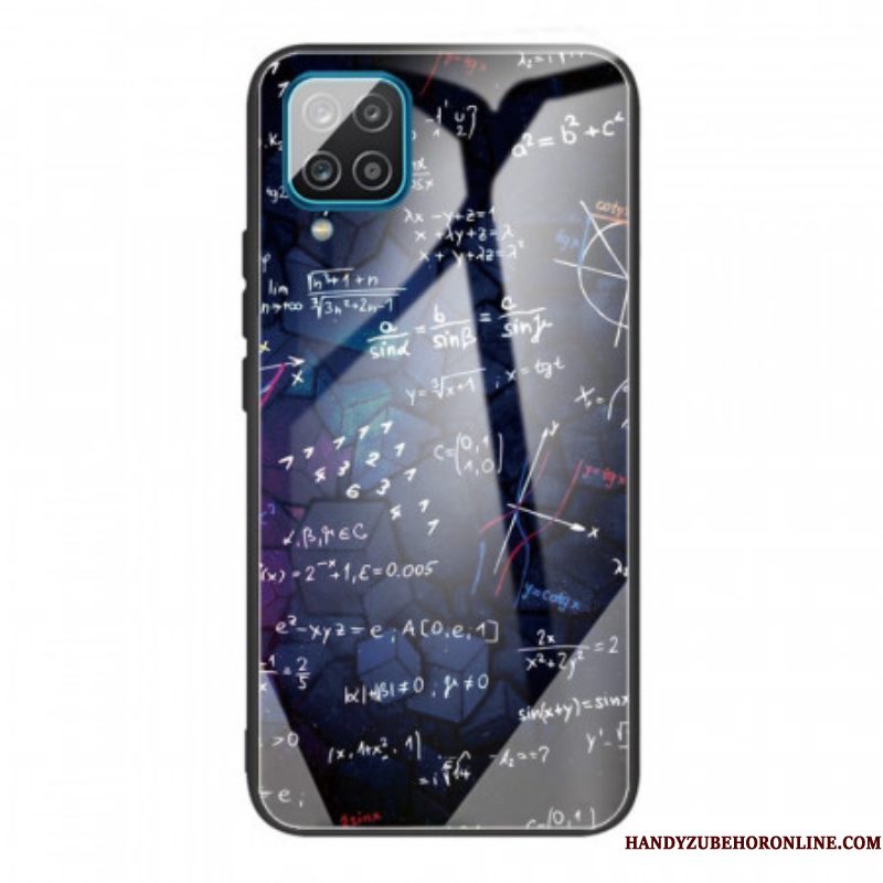 Hoesje voor Samsung Galaxy M32 Wiskundige Berekeningen Van Gehard Glas