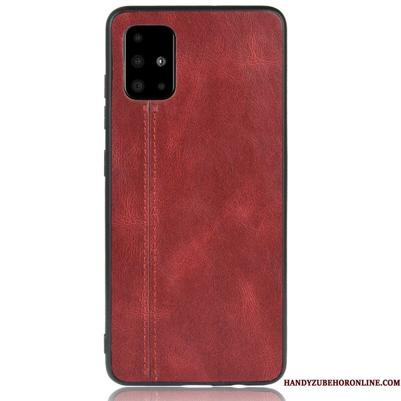 Hoesje voor Samsung Galaxy S20 Plus / S20 Plus 5G Couture-leereffect