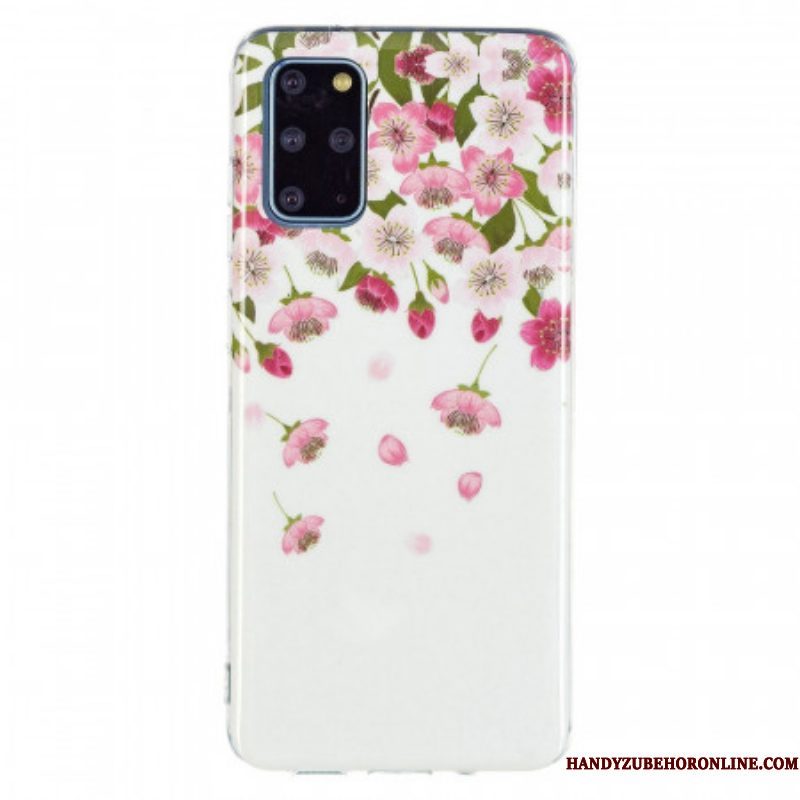 Hoesje voor Samsung Galaxy S20 Plus / S20 Plus 5G Fluorescerende Bloemen