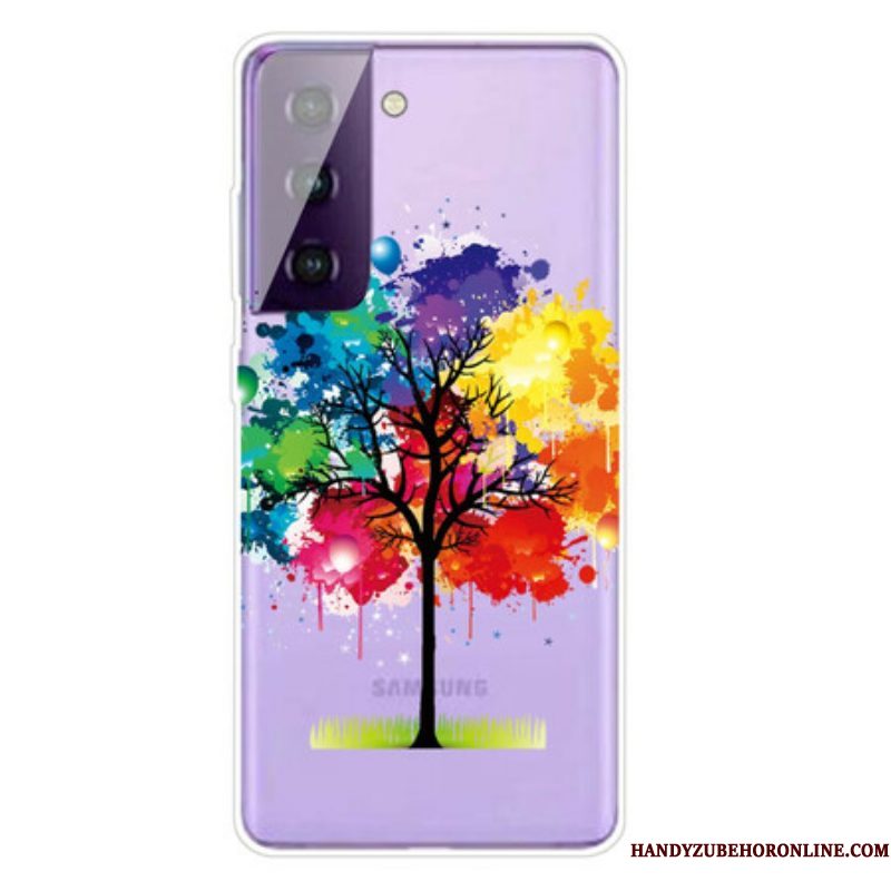 Hoesje voor Samsung Galaxy S21 5G Aquarel Boom