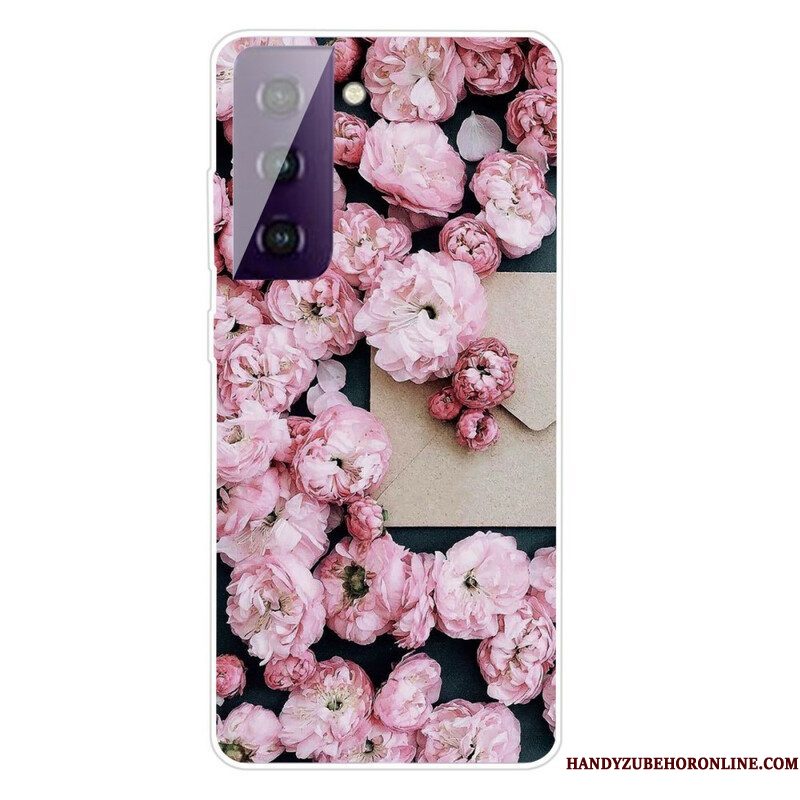 Hoesje voor Samsung Galaxy S21 5G Intense Bloemen