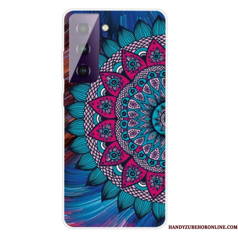 Hoesje voor Samsung Galaxy S21 5G Kleurrijke Mandala