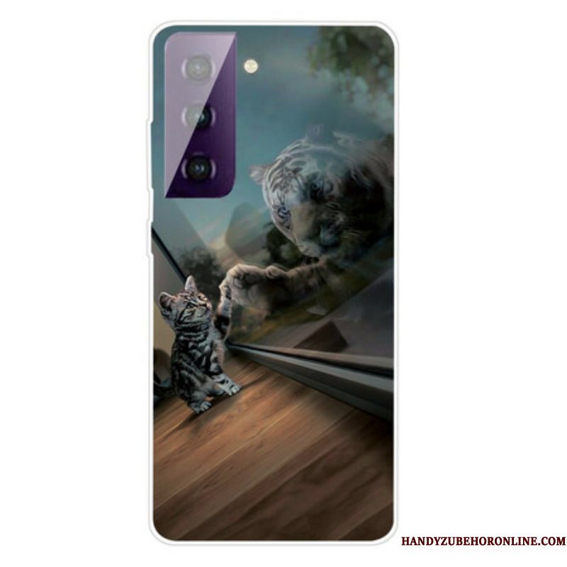 Hoesje voor Samsung Galaxy S21 FE Kittens Droom