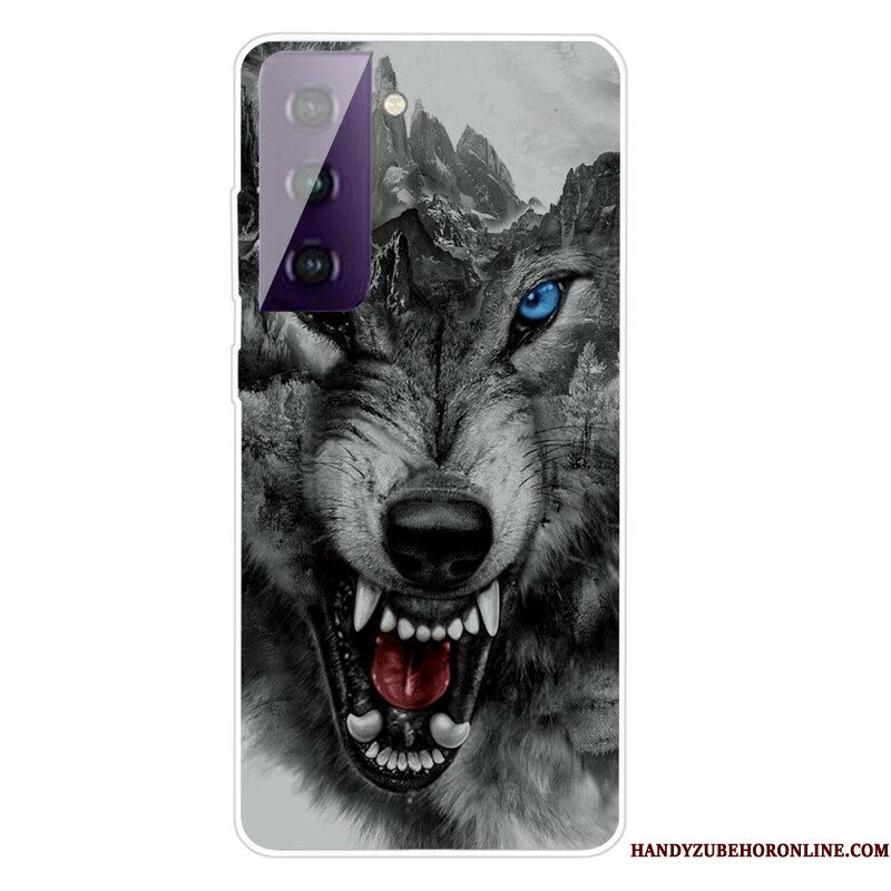 Hoesje voor Samsung Galaxy S21 FE Sublieme Wolf
