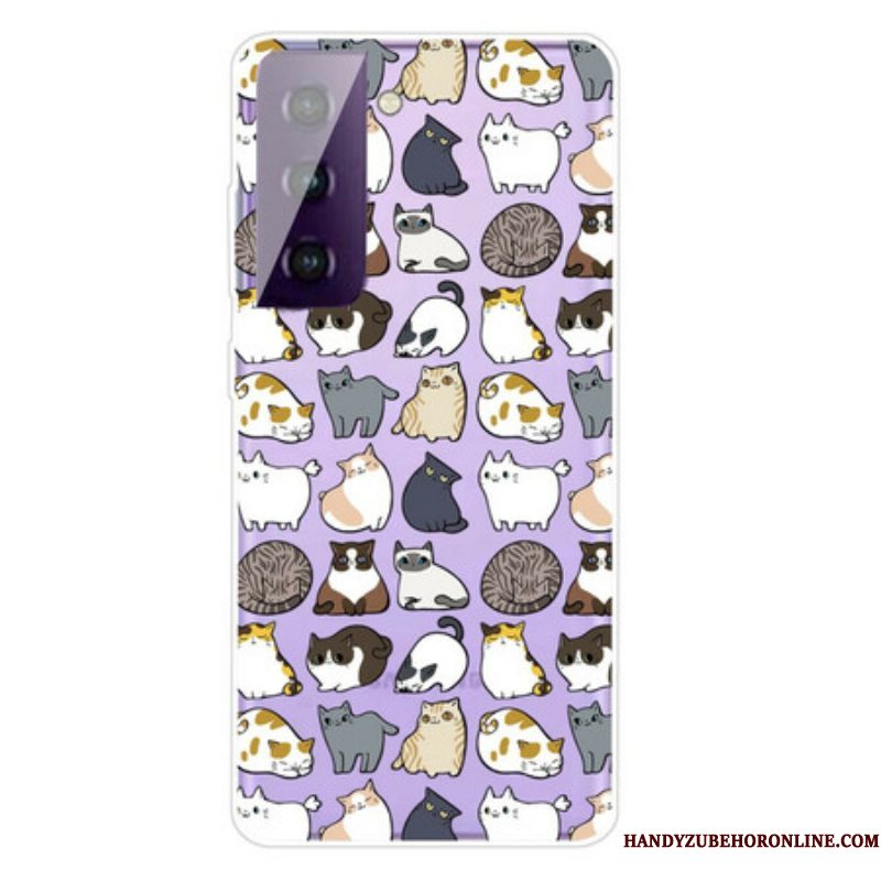 Hoesje voor Samsung Galaxy S21 FE Topkatten