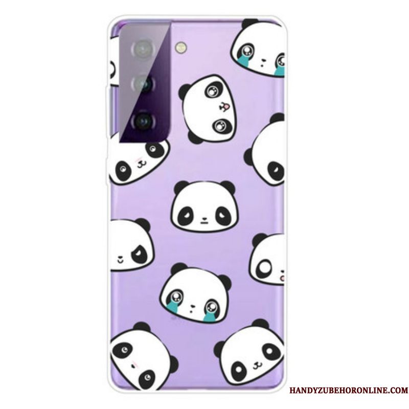 Hoesje voor Samsung Galaxy S21 Plus 5G Naadloze Sentimentele Panda's