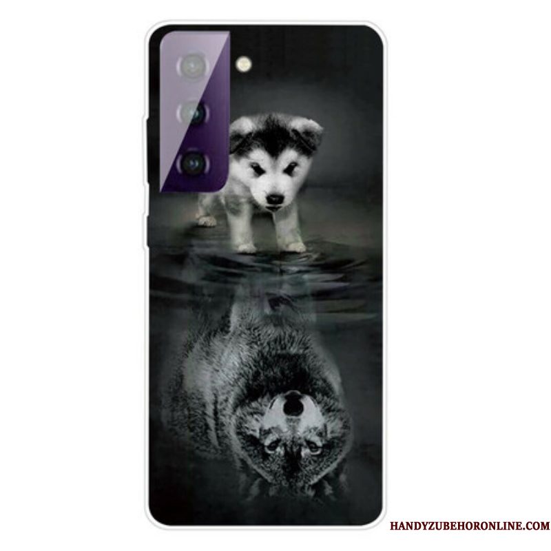 Hoesje voor Samsung Galaxy S21 Plus 5G Puppy-droom