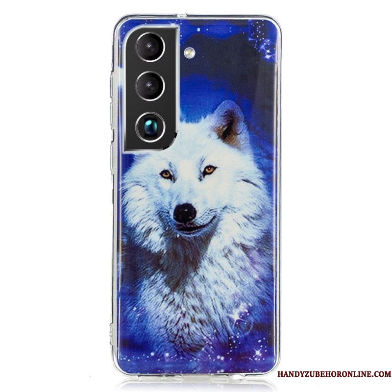 Hoesje voor Samsung Galaxy S22 Plus 5G Fluorescerende Wolf